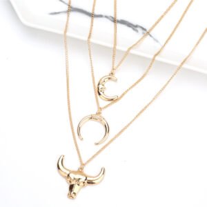 Jewelry Retro Ethnic Style Multi-layered Necklace