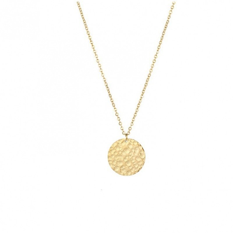 Multi Layered Metal Layered Pearl Necklace - Image 3