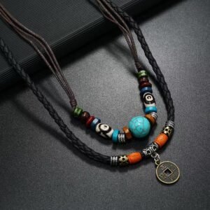 Bohemian Necklace Vintage Multi-layered