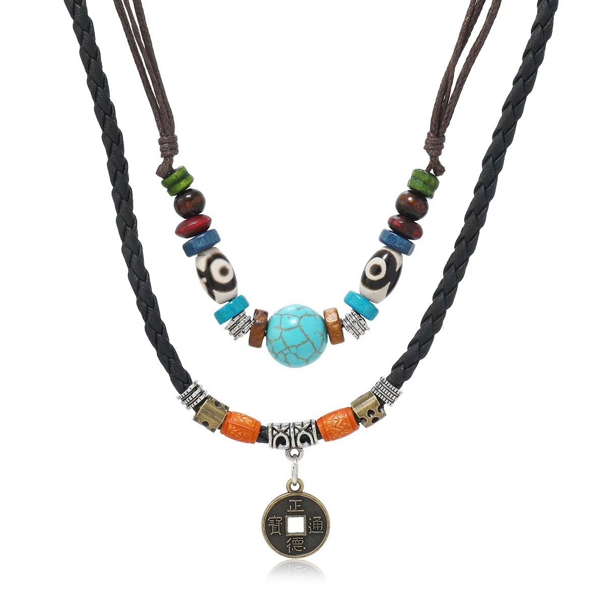 Bohemian Necklace Vintage Multi-layered - Image 2